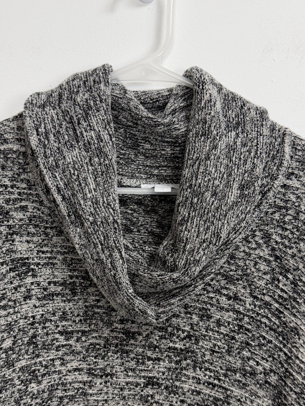 Pure J Jill Sweater Medium Womens Gray Cowl Neck Long Sleeve - Picture 4 of 10
